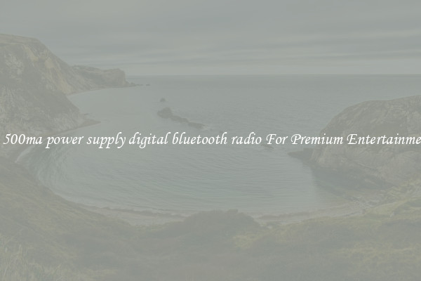 5v 500ma power supply digital bluetooth radio For Premium Entertainment 