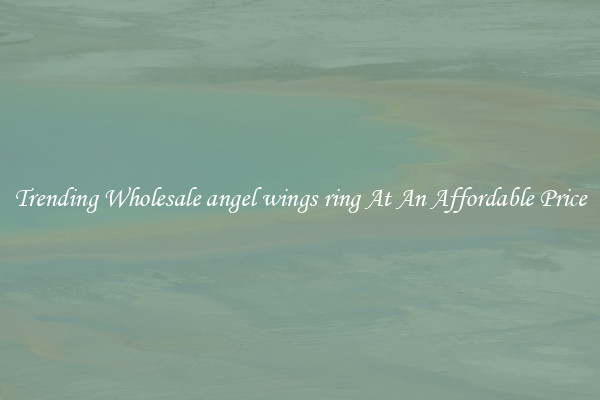 Trending Wholesale angel wings ring At An Affordable Price