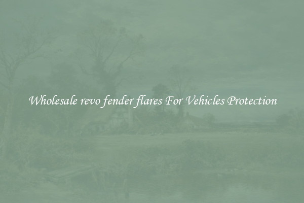 Wholesale revo fender flares For Vehicles Protection