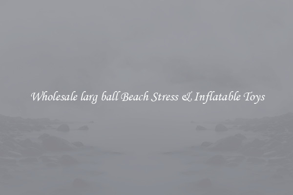 Wholesale larg ball Beach Stress & Inflatable Toys