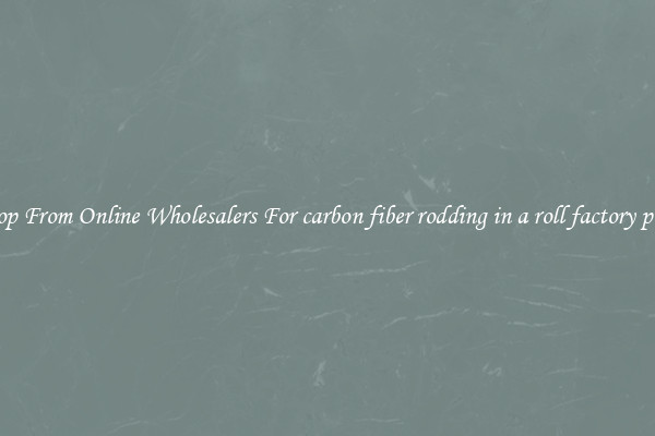 Shop From Online Wholesalers For carbon fiber rodding in a roll factory price