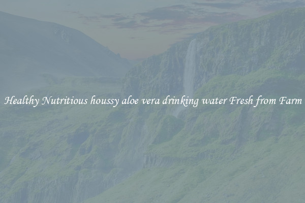 Healthy Nutritious houssy aloe vera drinking water Fresh from Farm