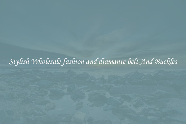 Stylish Wholesale fashion and diamante belt And Buckles